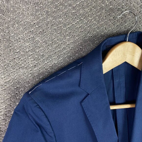 NWT J.CREW Ludlow Cotton Blazer Sport Coat Men's 36R Larusmiani Blue - Picture 4 of 15